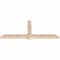 Ekena Millwork Eugene Smooth Timber Gable Bracket, Douglas Fir, 84"W x 35"H x 3 1/2"D x 5 1/2"F, 10/12 Pitch GBW084X35X0406EUG00SDF - alternate 5